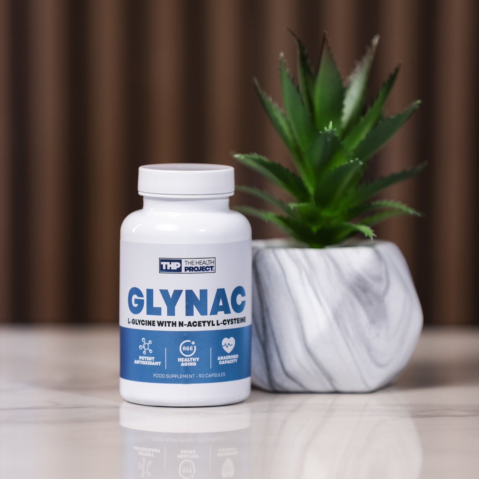 The Health Project GlyNac 90Caps (Glycine with NAC)