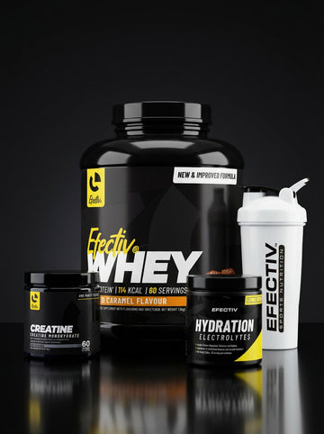 Efectiv Nutrition Complete Bundle | Whey Protein, Creatine & Hydration Stack