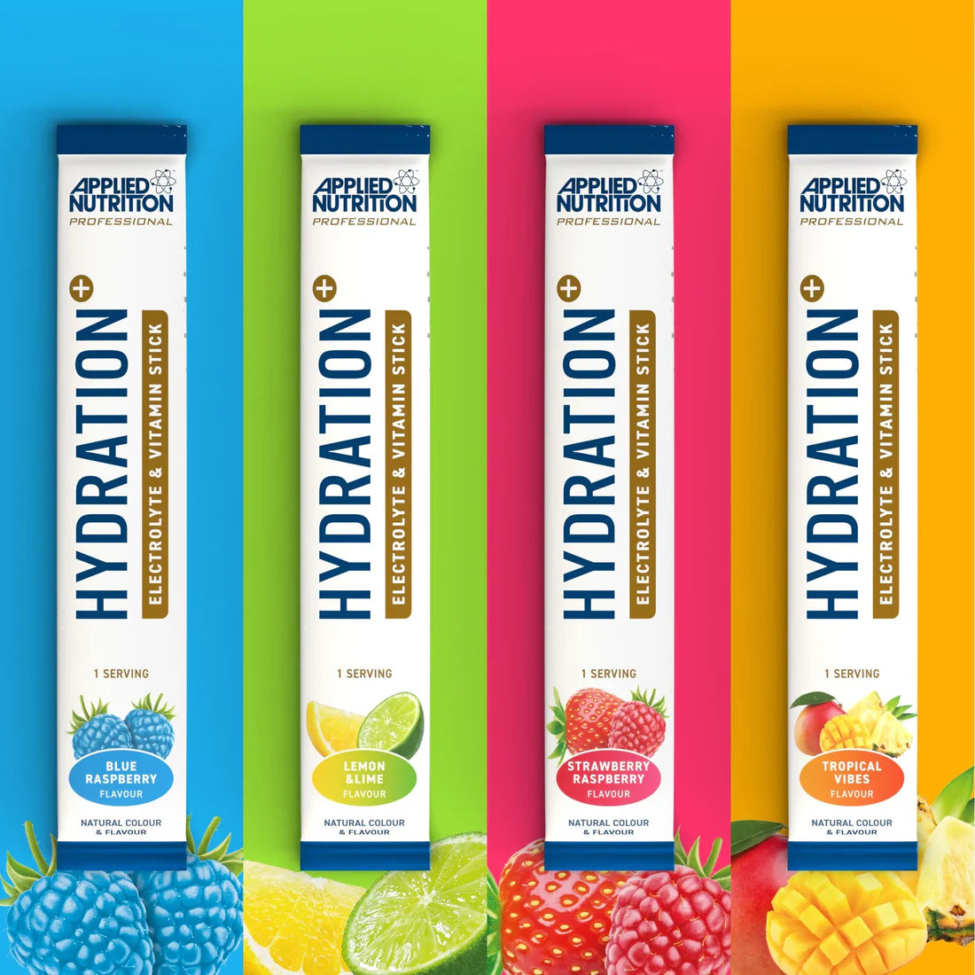 Applied Nutrition Hydration+ Vitamin Stick Packs – 7 x 8g Electrolytes