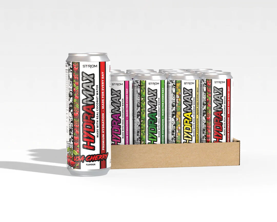 Strom Hydra Max Cans 12 x 500ml | Electrolyte & Performance Hydration