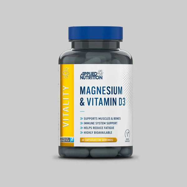 Applied Nutrition Magnesium & Vitamin D3 60 Caps