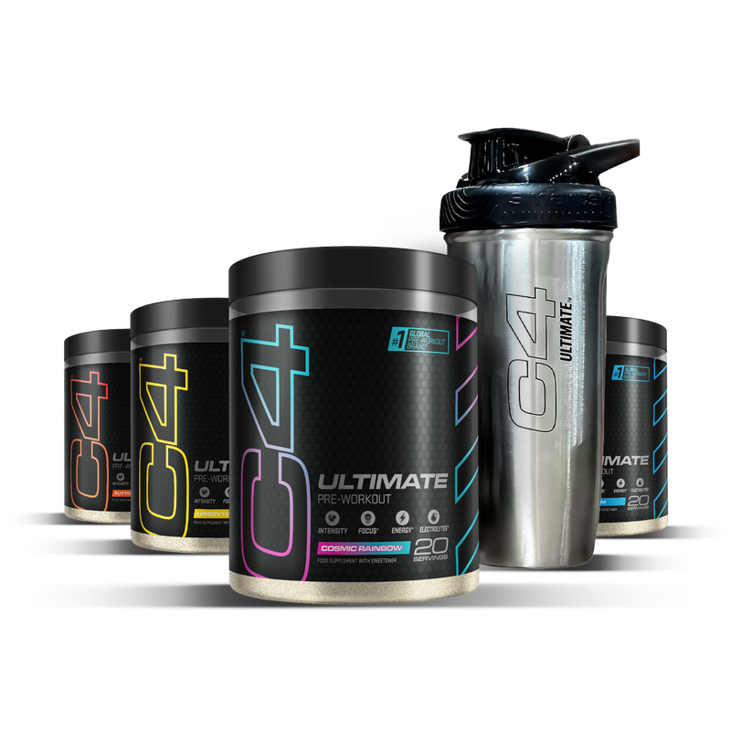 Cellucor C4 Ultimate Pre Workout With Free Steel Shaker