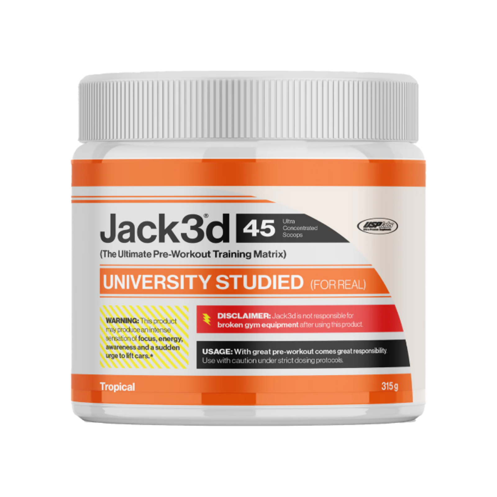 USP Labs Jack3d Advanced Pre Workout 315g | 45 Servings