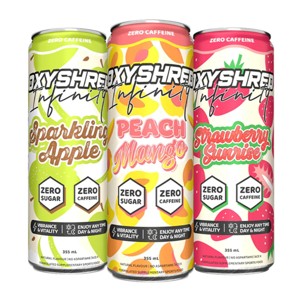 EHP Labs OxyShred Infinity 12 x 250ml | Caffeine-Free Energy RTD EHP Labs OxyShred Infinity 12 x 250ml | Caffeine-Free Energy RTD