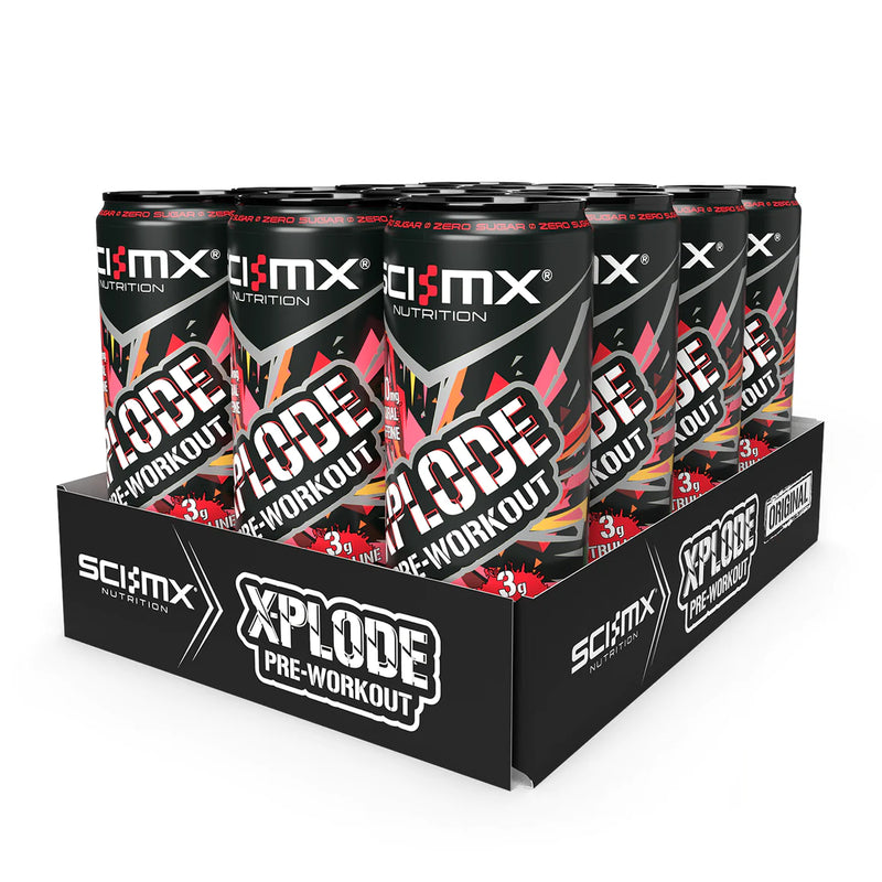 Sci-MX Xplode Pre Workout Energy Drink 12 x 330ml