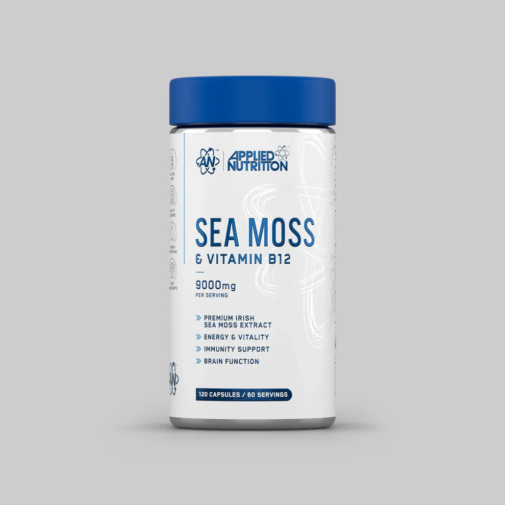 Applied Nutrition Sea Moss & Vitamin B12, 120 Capsules | Immune Support