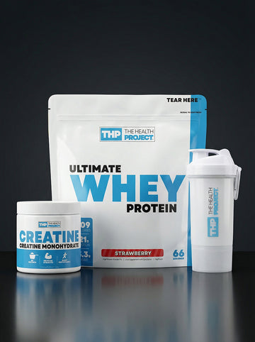 The Health Project Bundle | Whey, Creatine & Free Shaker