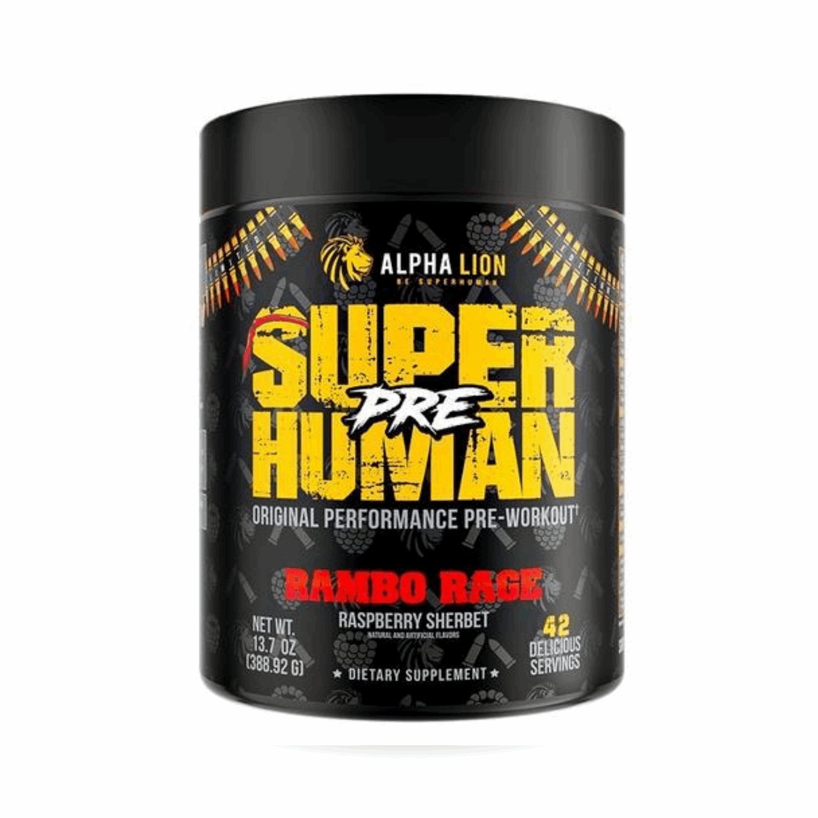 Alpha Lion SuperHuman Pre Workout 368g - Discount SupplementsAlpha Lion