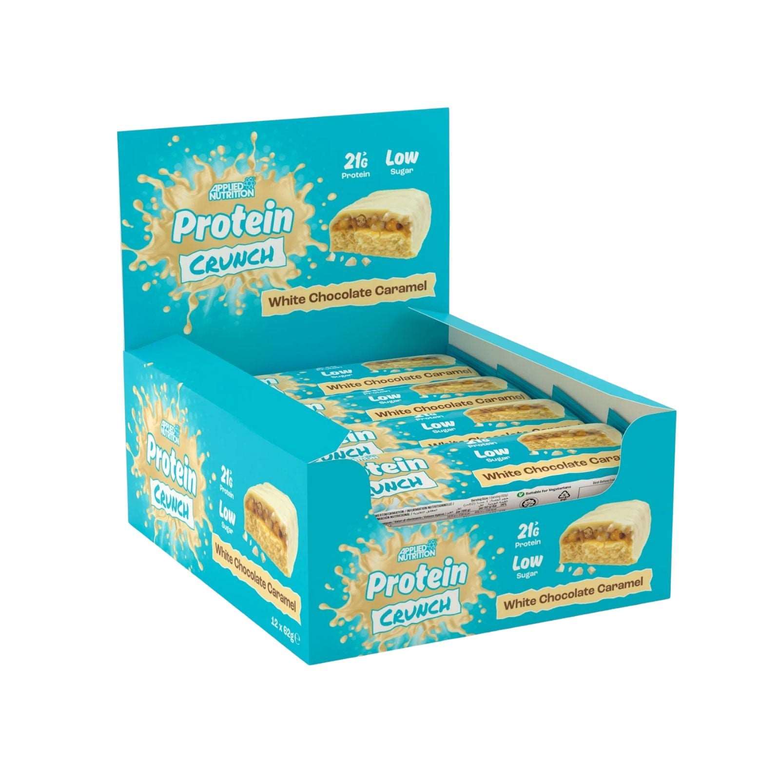 Applied Nutrition Protein Crunch Bar 12 x 62g - Discount SupplementsApplied Nutrition