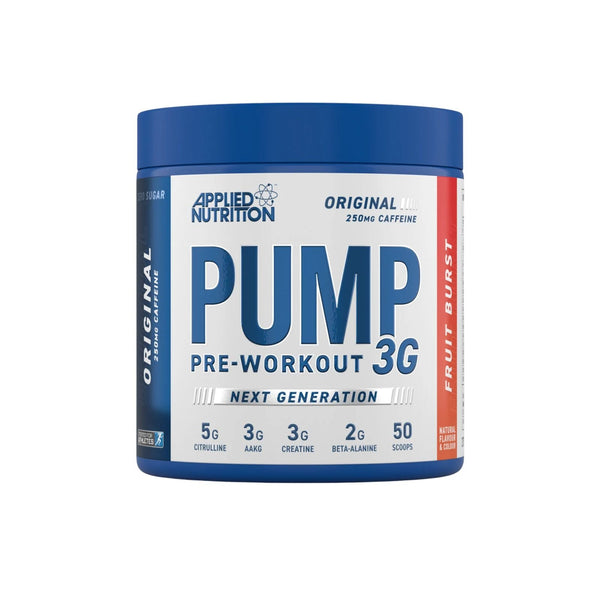 Applied Nutrition Pump 3G Pre Workout 375g - Discount SupplementsApplied Nutrition