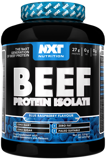 NXT Beef Protein Isolate 1.8kg Blue Raspberry