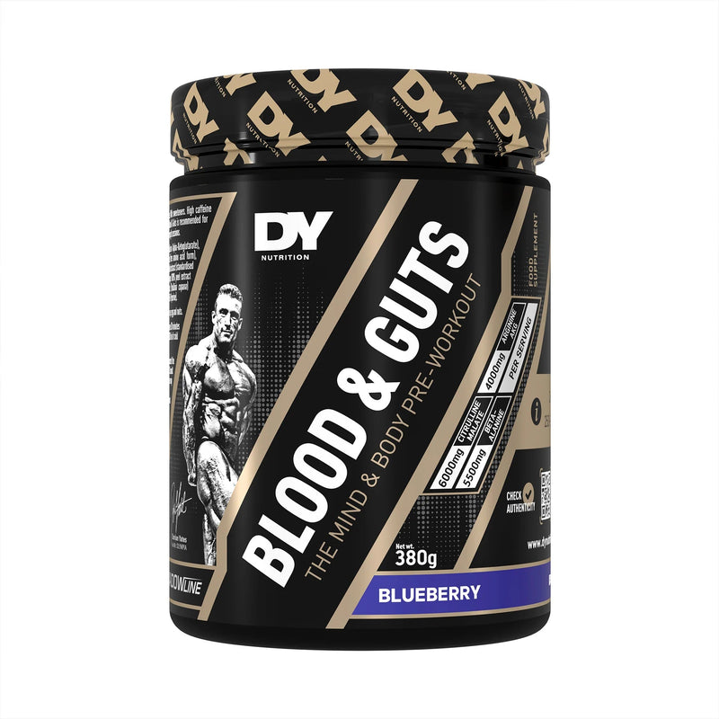 DY Nutrition Blood & Guts Pre Workout 380g Discount Supplements