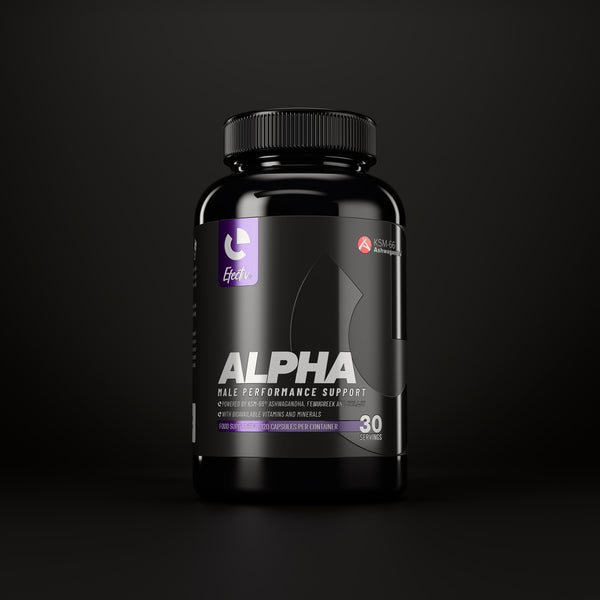 Efectiv Nutrition Alpha Male Support 120 capsules tub