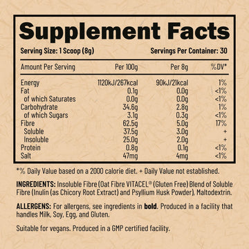 Efectiv Nutrition Fibre 240g — image 2