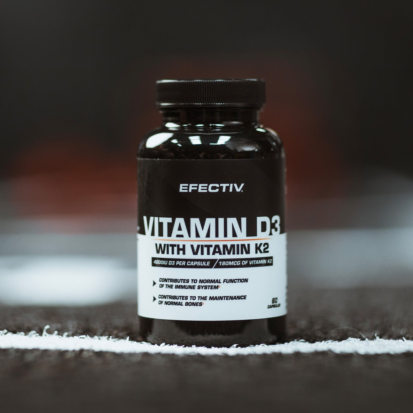 Efectiv Nutrition Vitamin D3 & K2 60 Caps - Discount SupplementsEfectiv Nutrition