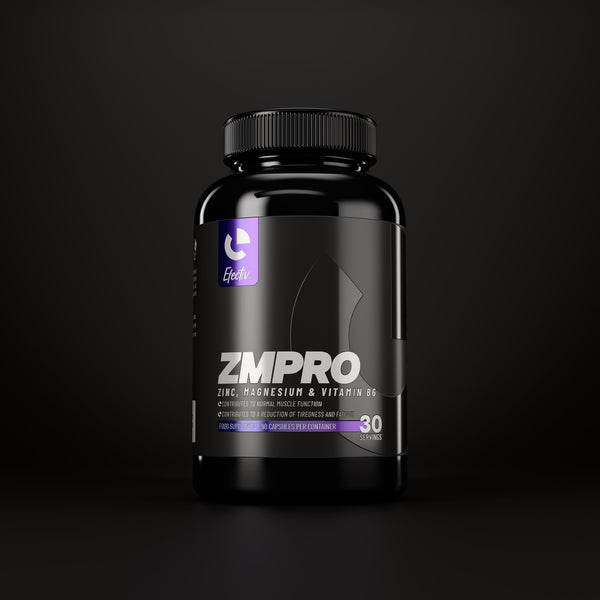 Efectiv Nutrition ZM Pro zinc, magnesium and vitamin B6 capsules tub