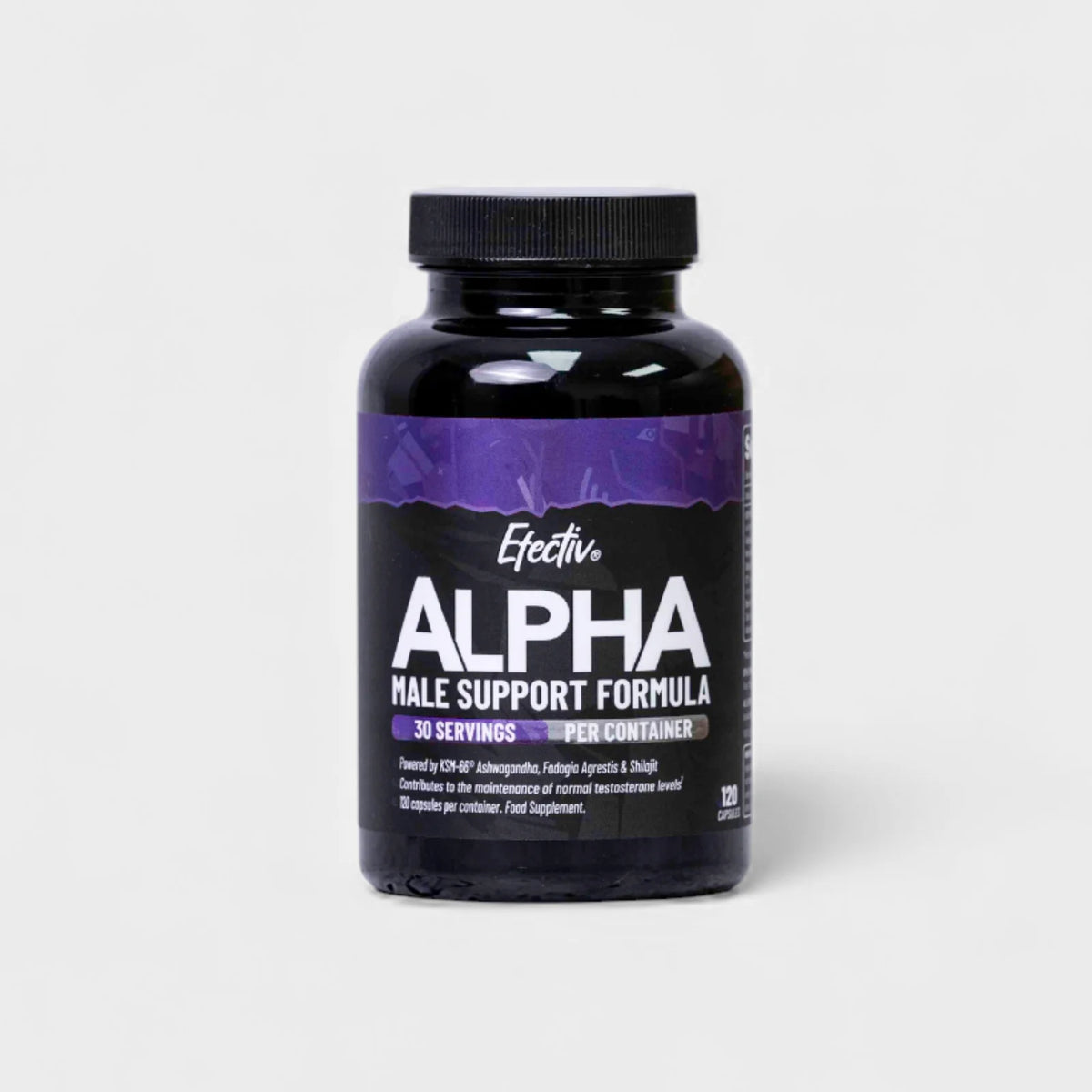 Efectiv Nutrition Alpha Male Support 120 Caps