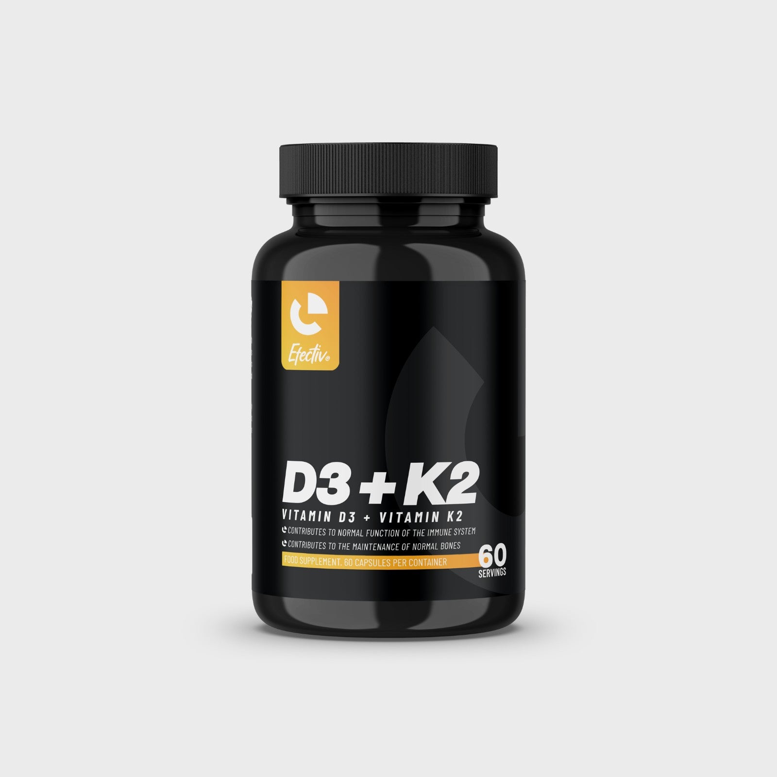 Efectiv Nutrition Vitamin D3 & K2 60 Caps
