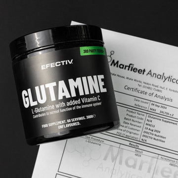 Efectiv Nutrition L-Glutamine + Vitamin C 300g