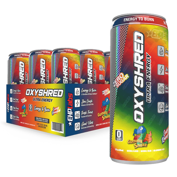 EHP Labs Oxyshred Energy Drink 12 x 355ml - Discount SupplementsEHP Labs