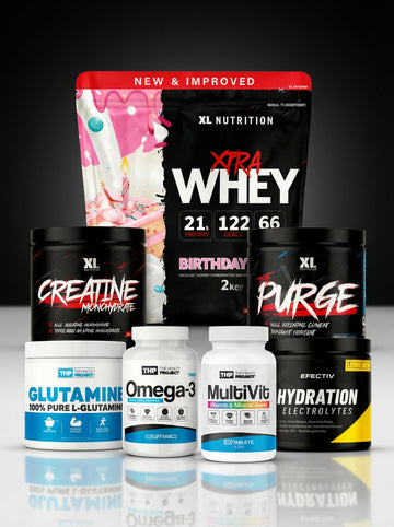 Best Seller Supplement Bundle | Whey Protein, Pre-Workout & Creatine Stack