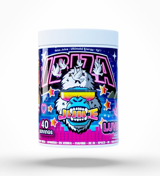 Gorillalpha Ibiza Juice Ultimate Energy Vol 1 480g - Discount SupplementsGorillalpha