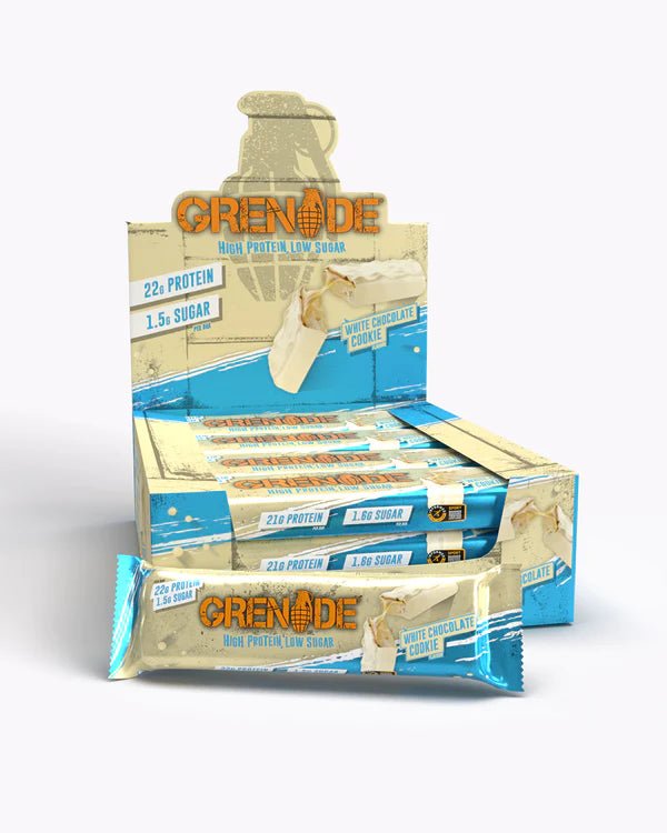 Grenade High Protein Low Sugar Protein Bars 12 x 60g - Discount SupplementsGrenade