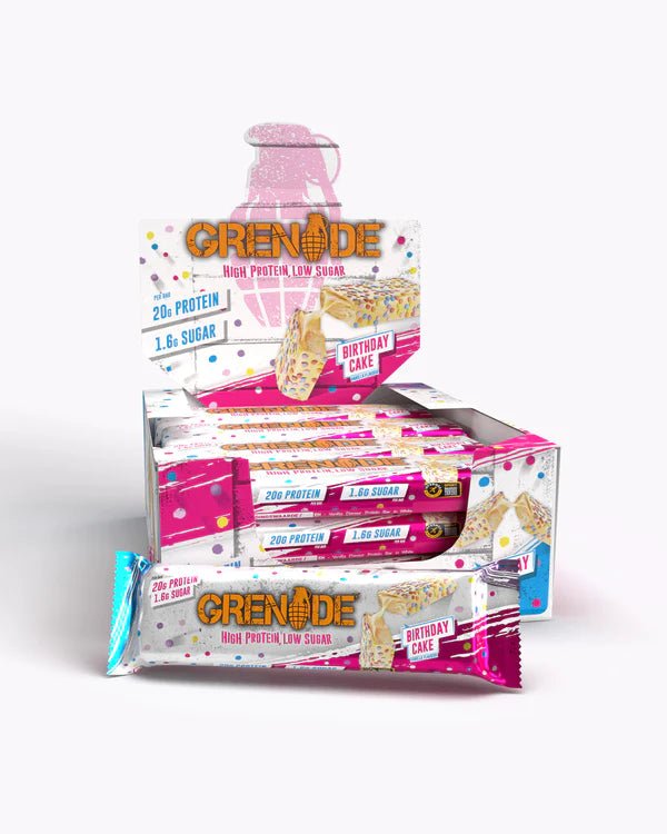 Grenade High Protein Low Sugar Protein Bars 12 x 60g - Discount SupplementsGrenade