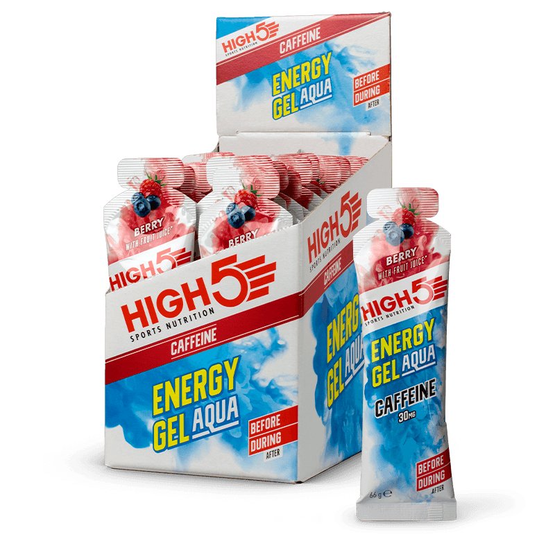 HIGH5 Energy Gel Aqua Caffeine 20 x 66g - Discount SupplementsHIGH5
