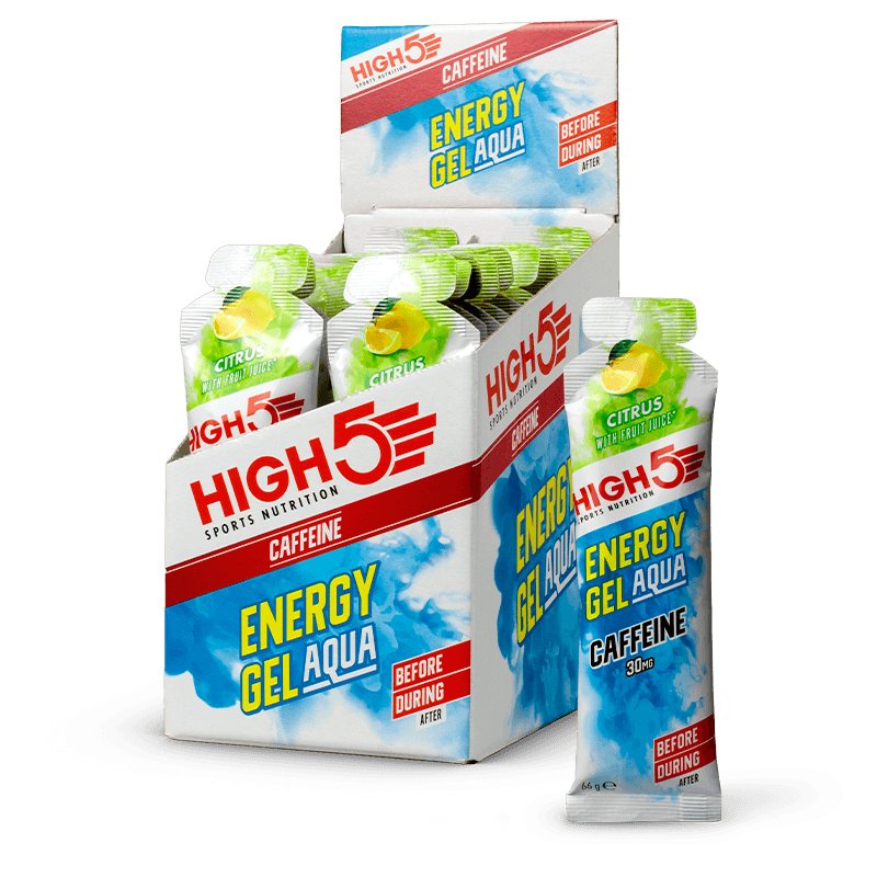 HIGH5 Energy Gel Aqua Caffeine 20 x 66g - Discount SupplementsHIGH5