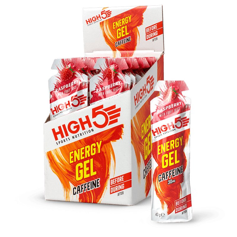 HIGH5 Energy Gel Caffeine 20 x 40g | Carbohydrate Fuel & Energy Boost
