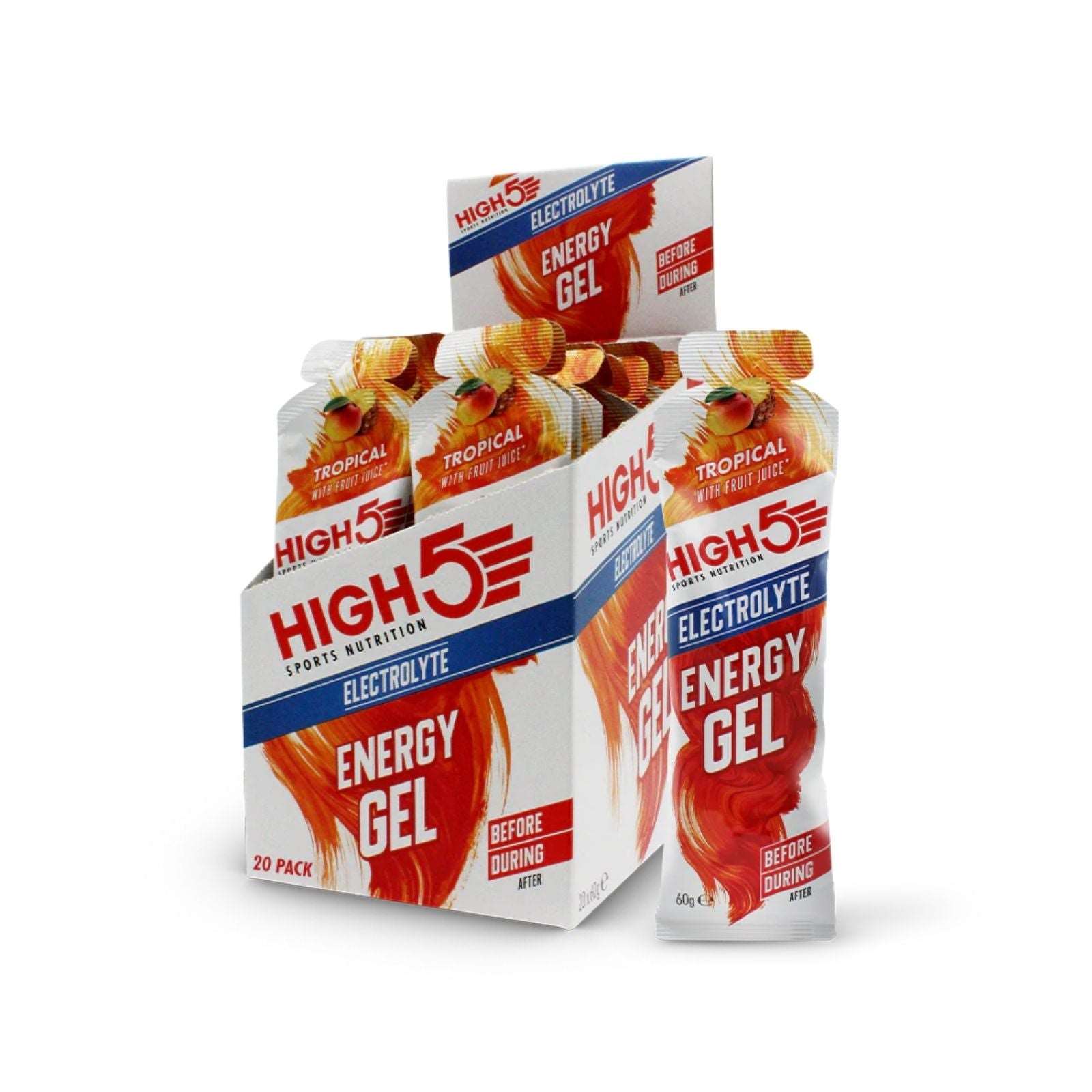 High5 Energy Gel Electrolyte 20 x 60g - Discount SupplementsHIGH5