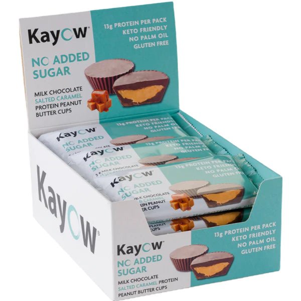 Kayow Nutrition High Protein Peanut Butter Cups 12 x 44g - Discount SupplementsKayow