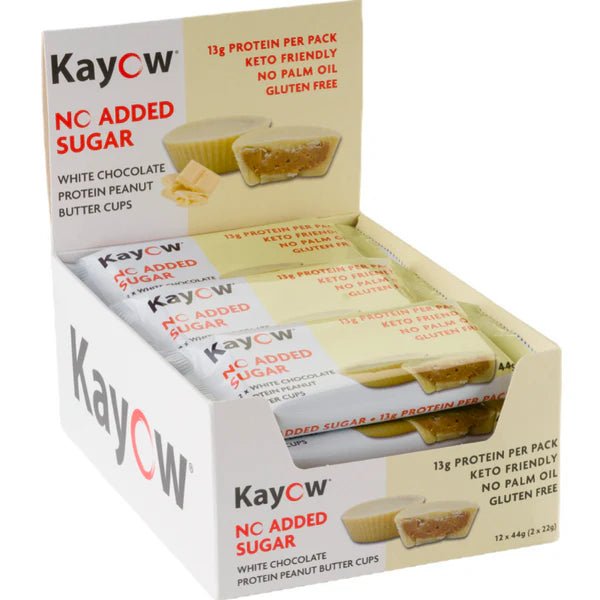 Kayow Nutrition High Protein Peanut Butter Cups 12 x 44g - Discount SupplementsKayow