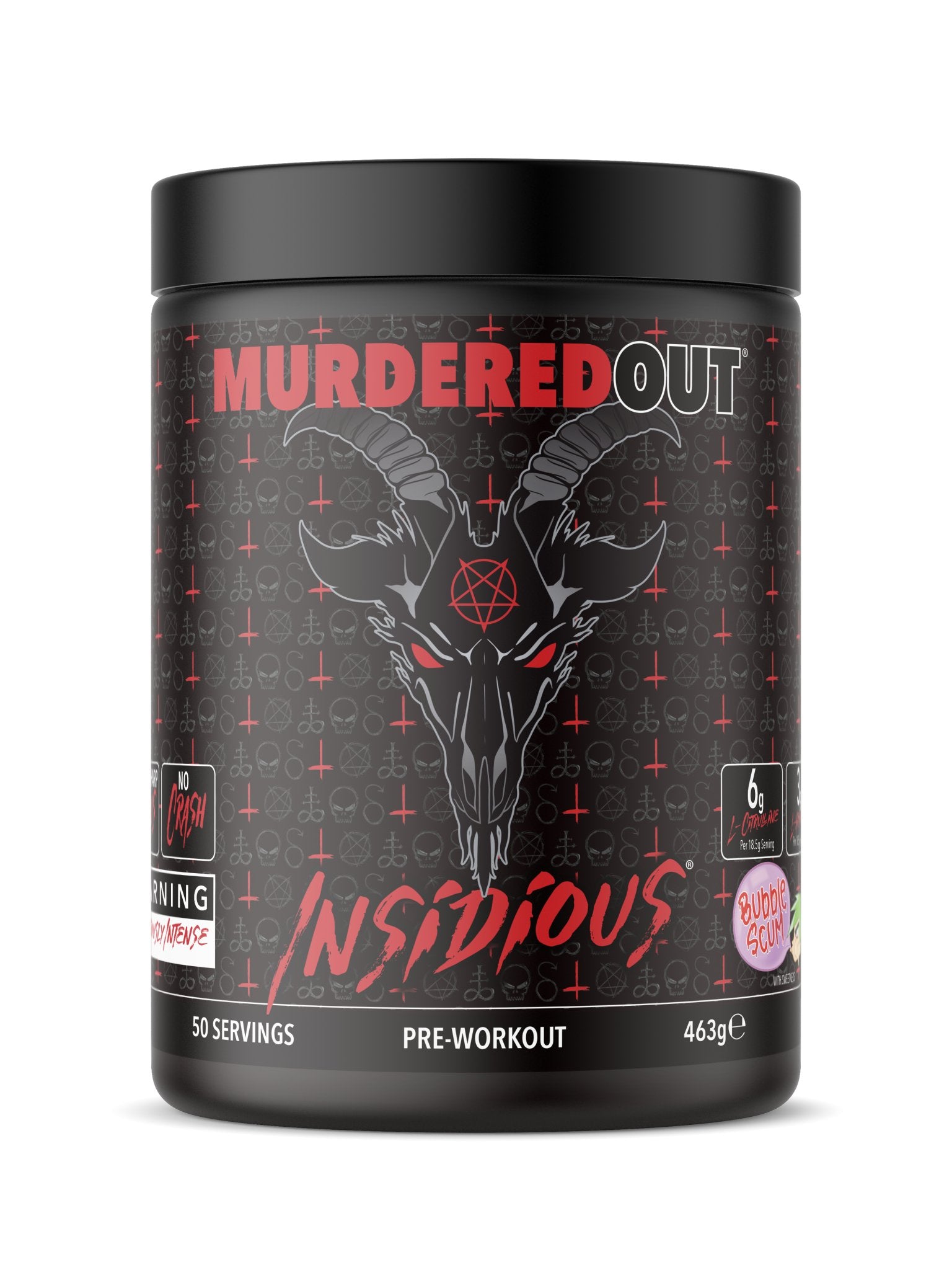 Murdered Out Insidious Pre Workout 463g - Discount SupplementsMurdered Out