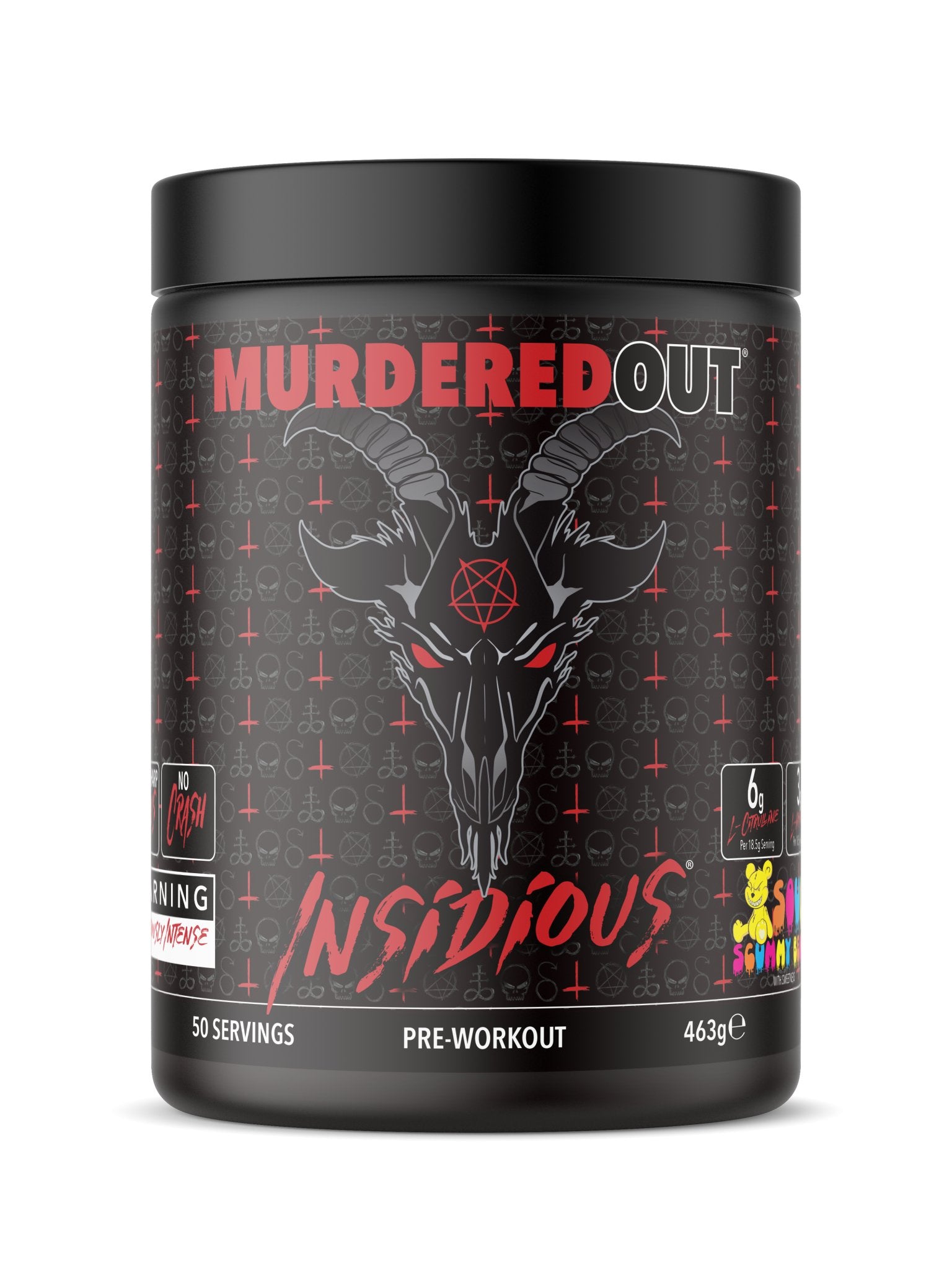 Murdered Out Insidious Pre Workout 463g - Discount SupplementsMurdered Out