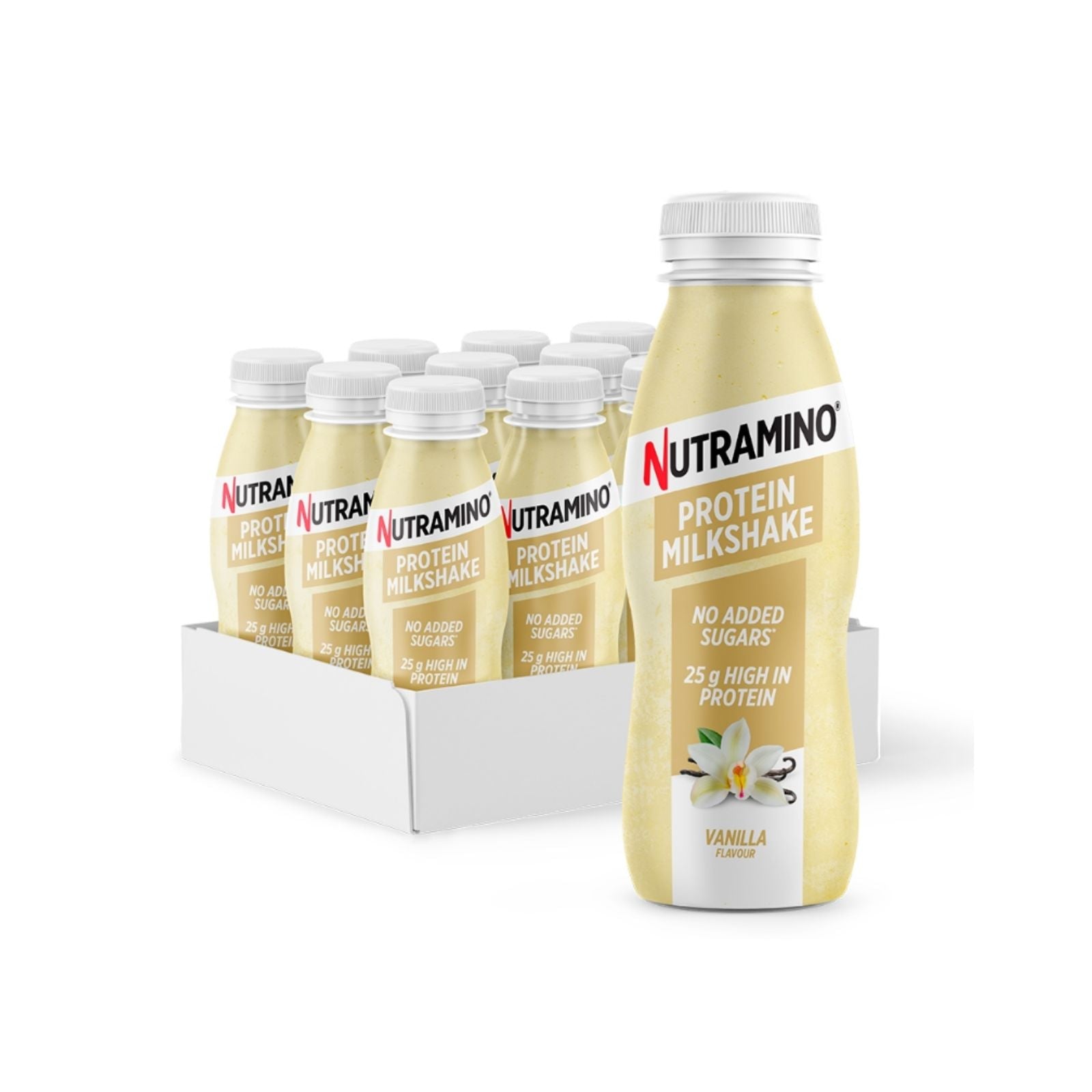 Nutramino Protein Milkshake 12 x 330ml - Discount SupplementsNutramino