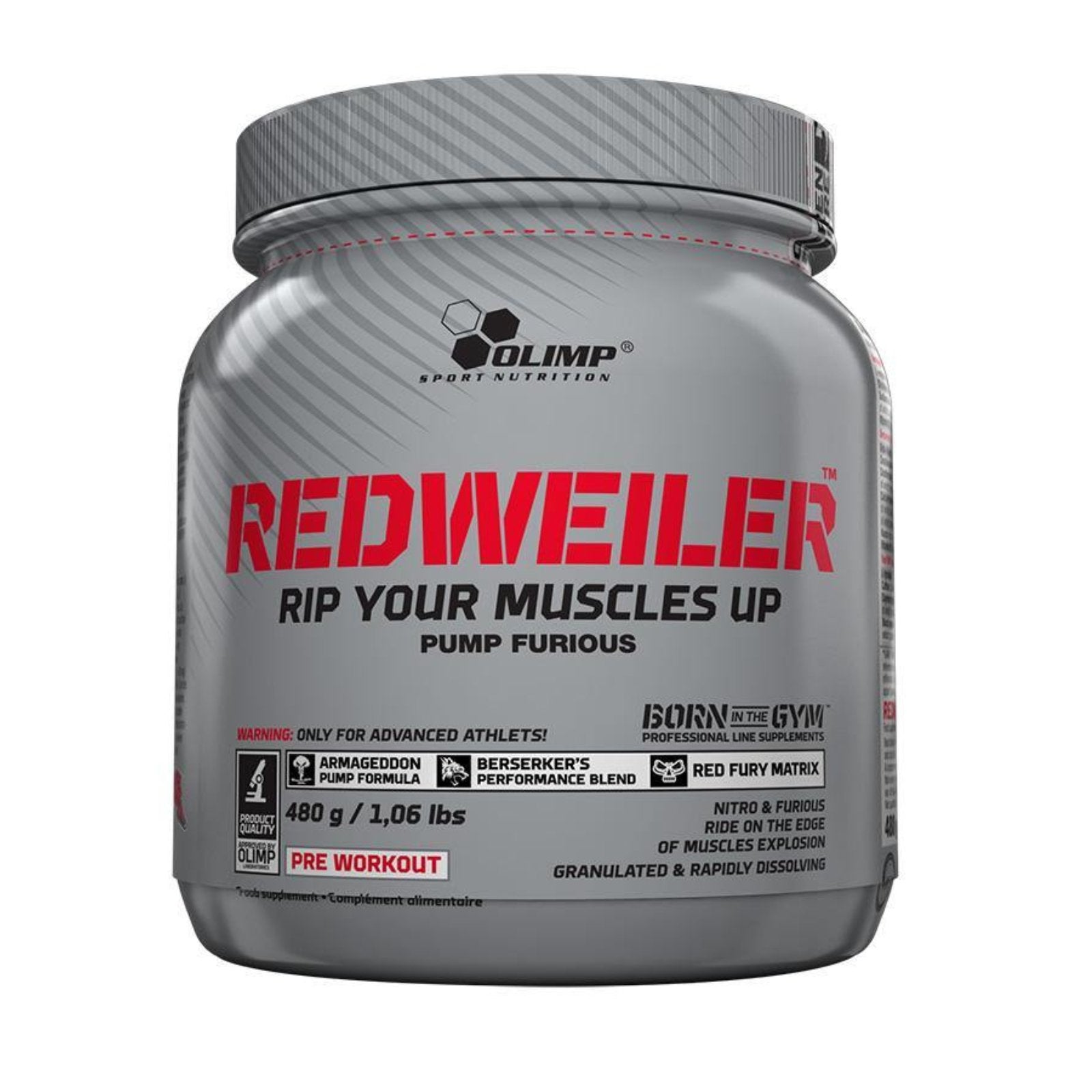 Olimp Redweiler Pre Workout 480g - Discount SupplementsOlimp