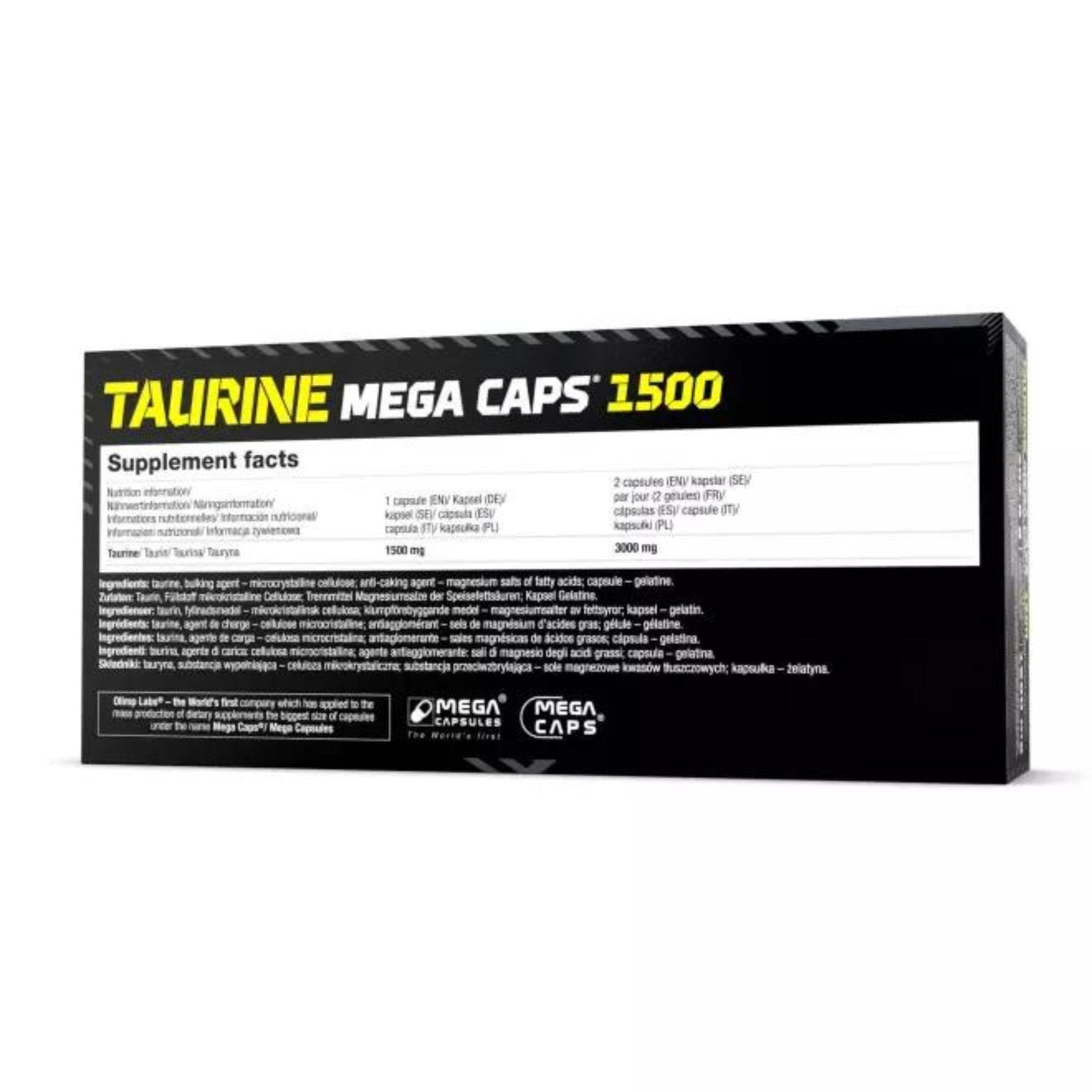 Olimp Taurine Mega Caps - Discount SupplementsOlimp