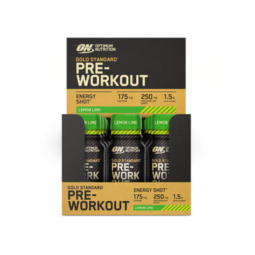 Optimum Nutrition Gold Standard Pre Workout Shot 12 x 60ml - Discount SupplementsOptimum Nutrition
