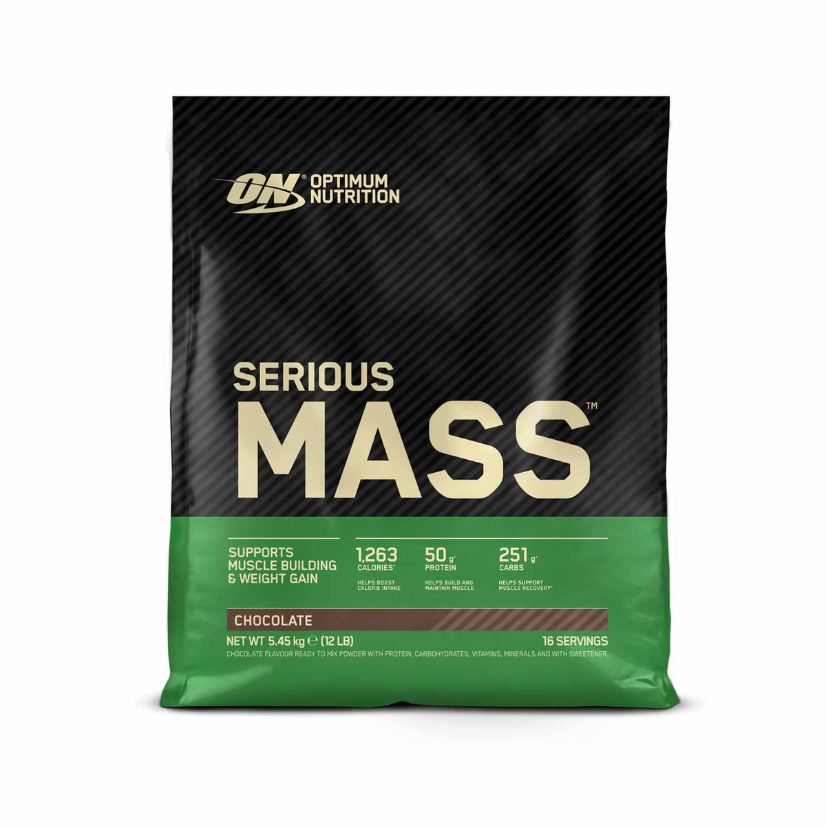 Optimum Nutrition Serious Mass Gainer 5.4kg - Discount SupplementsOptimum Nutrition