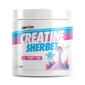 Per4m Creatine Sherbet 310g Fizzy Bubblegum Bottles