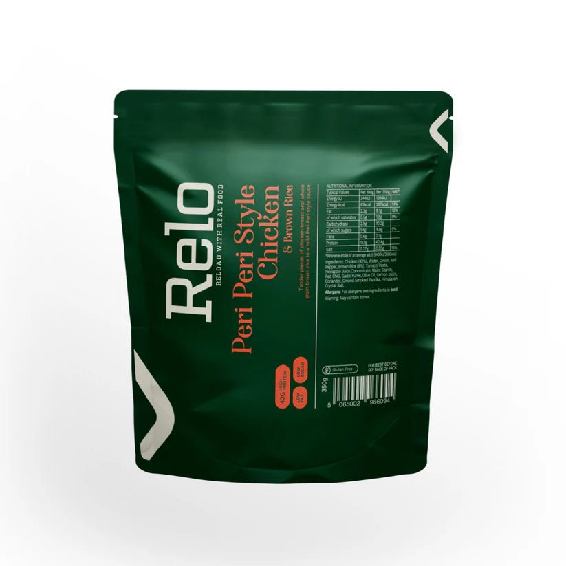 Relo Foods Performance Meal 350g Peri Peri Chicken - Discount SupplementsRelo Foods
