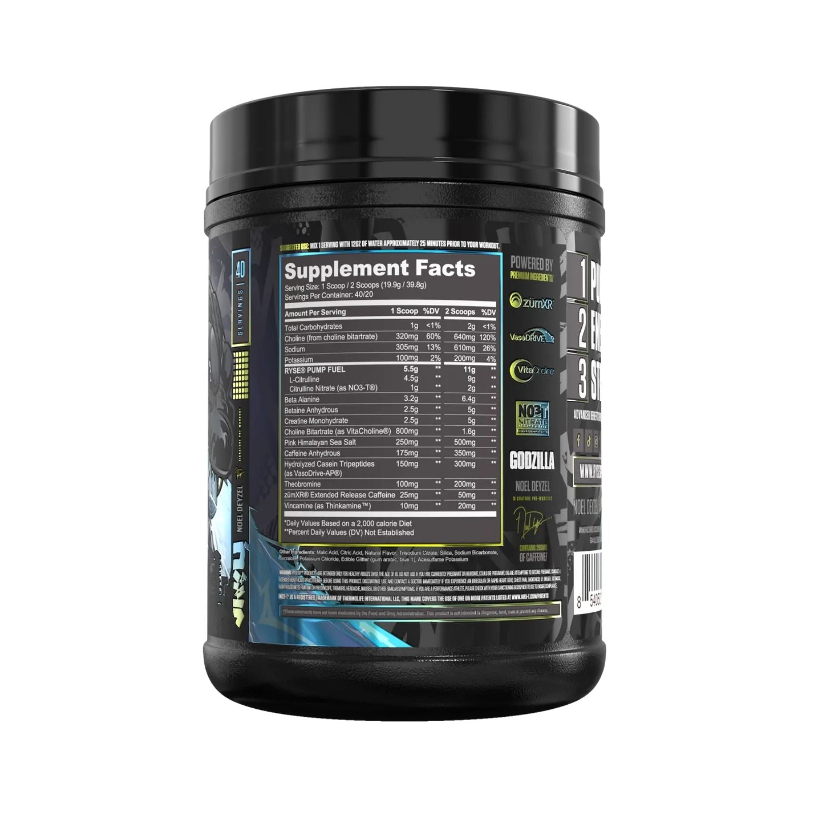 RYSE Godzilla Pre - Workout 769g - Discount SupplementsRYSE