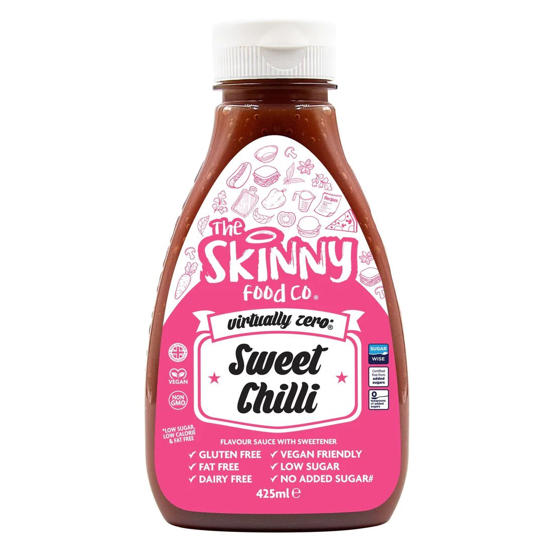 Skinny Food Near Zero Calorie Sauce 425ml - Discount SupplementsSkinny Food