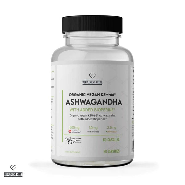 Supplement Needs Ashwagandha KSM - 66 60 Caps - Discount SupplementsSupplement Needs