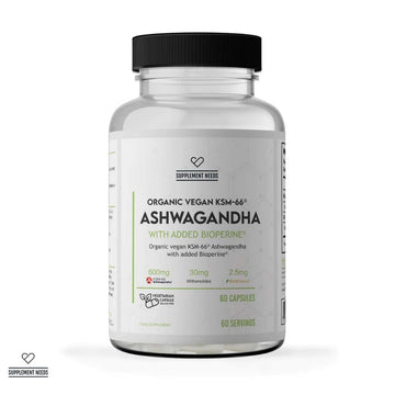 Supplement Needs Ashwagandha KSM - 66 60 Caps - Discount SupplementsSupplement Needs