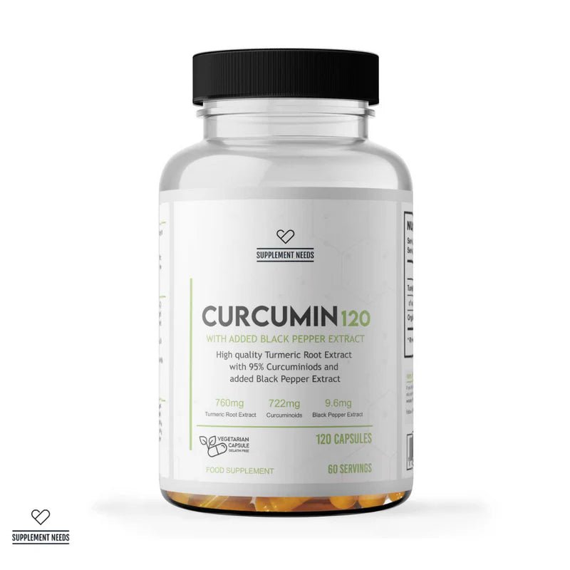 Supplement Needs Curcumin 120 Caps - Discount SupplementsSupplement Needs