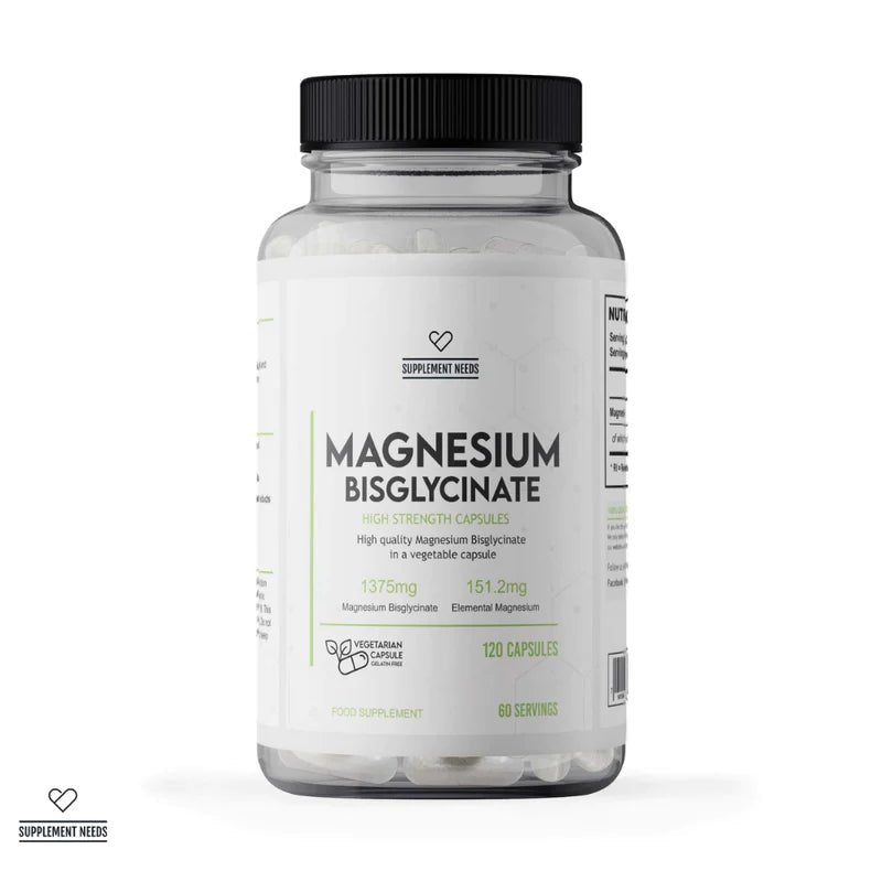 Supplement Needs Magnesium Bisglycinate 120 Caps