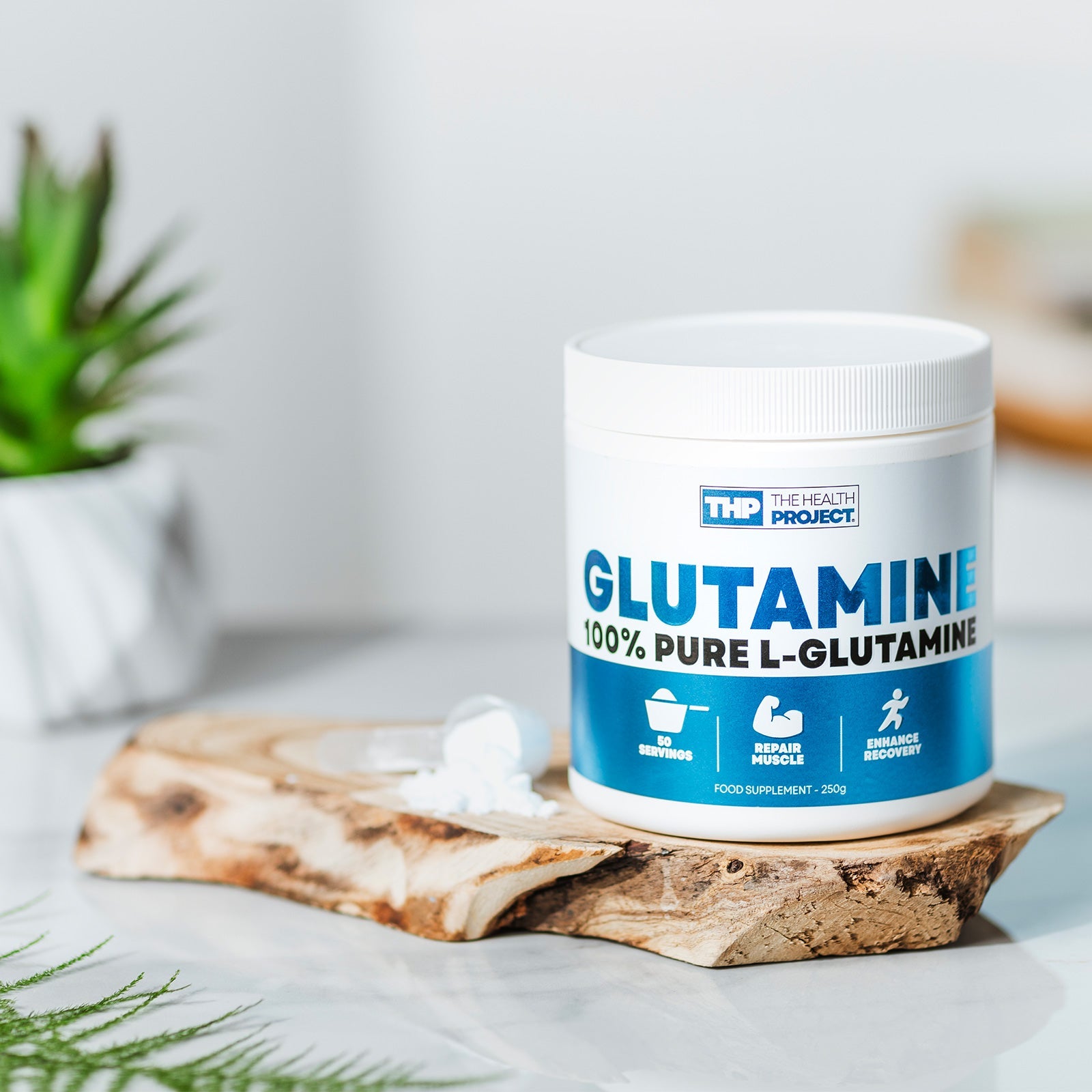 The Health Project L-Glutamine 250g | Muscle Recovery & Gut Support